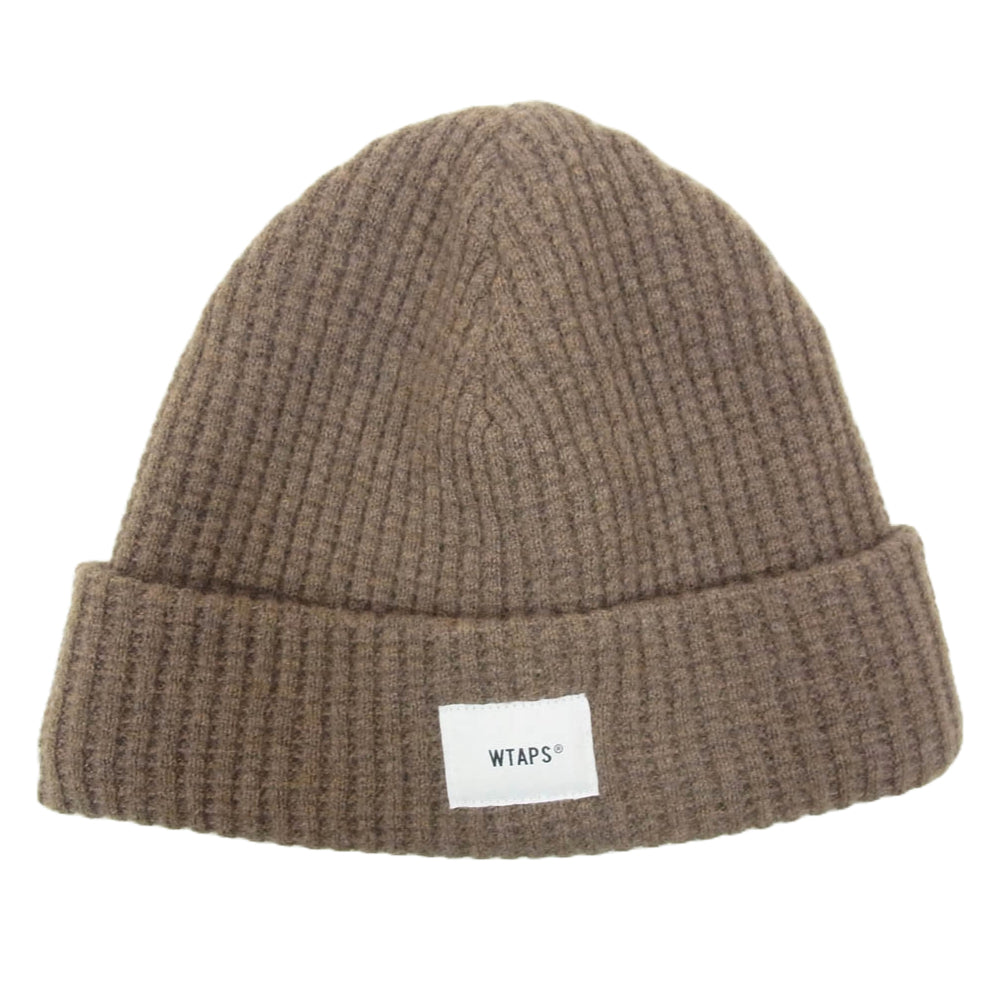 WTAPS ダブルタップス 20AW 202MADT-HT02 BEANIE 01 WOOL ウール ビーニー ニット帽 ブラウン系【中古】