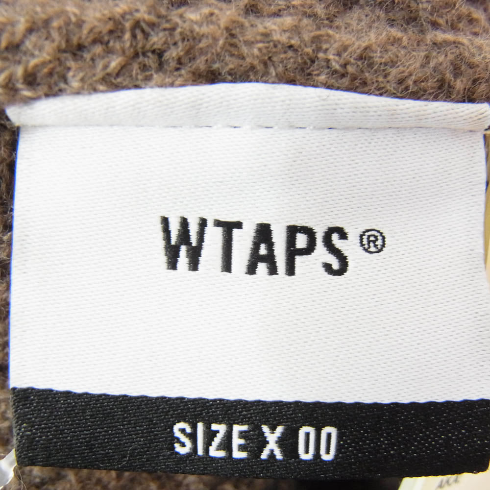 WTAPS ダブルタップス 20AW 202MADT-HT02 BEANIE 01 WOOL ウール ビーニー ニット帽 ブラウン系【中古】