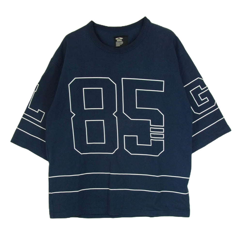 CHALLENGER チャレンジャー CLG-CS 023-002 Q/S 85 FOOTBALL TEE Q/S 85 フットボール 半袖 Ｔシャツ ネイビー系 S【中古】
