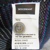DESCENDANT ディセンダント 24AW 242TQDS-SHM04 SPICOLI HOODED LS SHIRT シャツ ジャケット フーディ パーカー ネイビー系 2【中古】