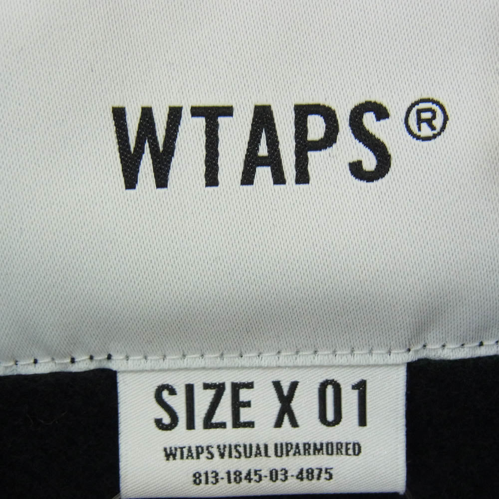 WTAPS ダブルタップス 19AW 192ATNHD-CSM02S NEIGHBORHOOD ネイバーフッド RIPPER CREW NECK リッパークルーネックスウェット トレーナー ブラック系 X01【中古】