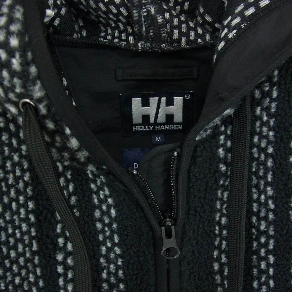 DESCENDANT ディセンダント 24AW HH52451DC HELLY HANSEN ヘリーハンセン SPICOLI HOODED JACKET FIBERPILE フーデッド パイル メキシコ ジャケット ジップアップ パーカー フーディ ブラック系 M【中古】