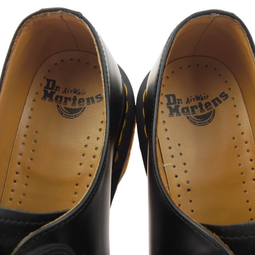Dr.Martens ドクターマーチン 10085001 1461 3EYE SHOE 3 ホール レザー ブーツ シューズ ブラック系 UK8【美品】【中古】