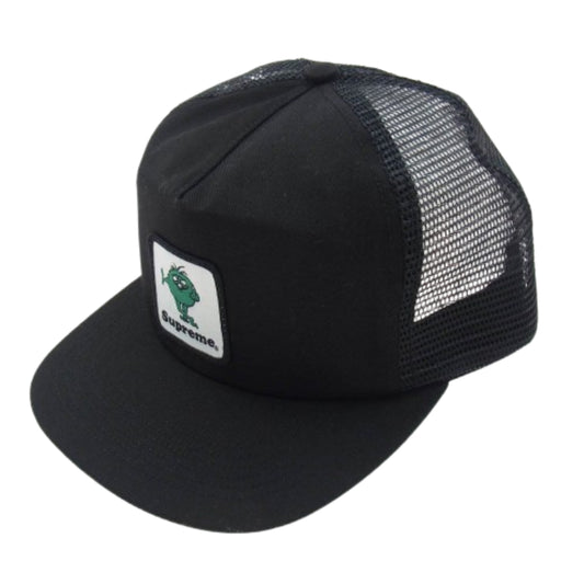 Supreme シュプリーム 23AW CAMACHO MESH BACK 5PANEL CAP BLACK カマチョ メッシュ キャップ 5パネル ブラック 帽子 ブラック系【美品】【中古】