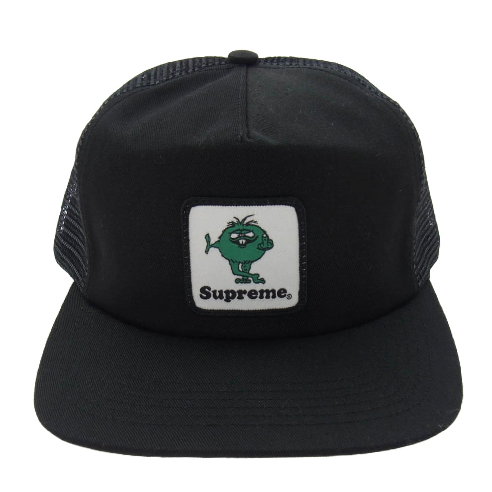 Supreme シュプリーム 23AW CAMACHO MESH BACK 5PANEL CAP BLACK カマチョ メッシュ キャップ 5パネル ブラック 帽子 ブラック系【美品】【中古】