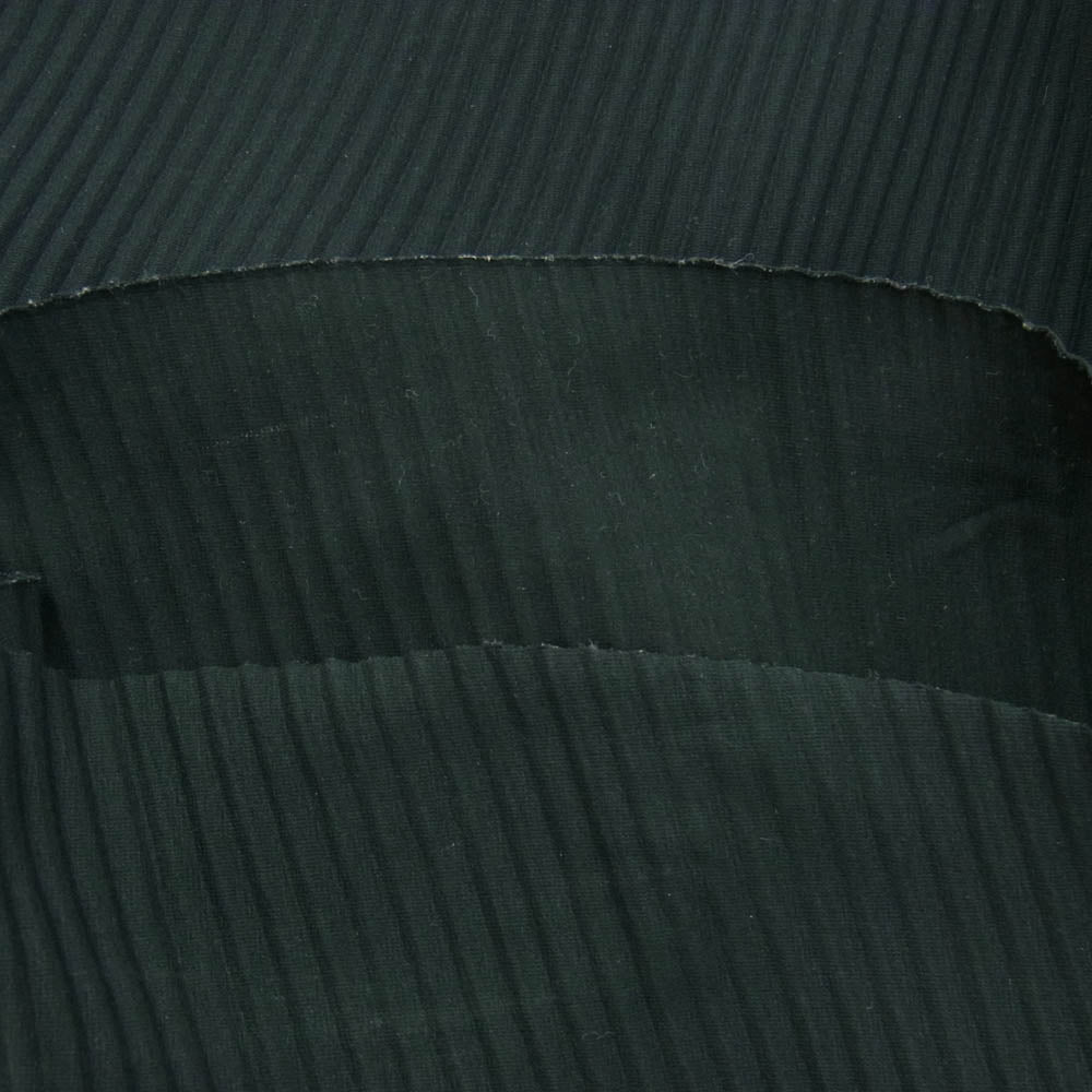 ISSEY MIYAKE イッセイミヤケ MI02KK233 me ミー プリーツ サークル ベスト カットソー ポンチョ ケープ ブラック系 サイズ表記無【中古】