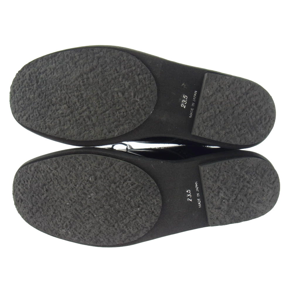 tricot COMME des GARCONS トリココムデギャルソン ウィングチップ レースアップ シューズ ブラック系 23.5cm【中古】