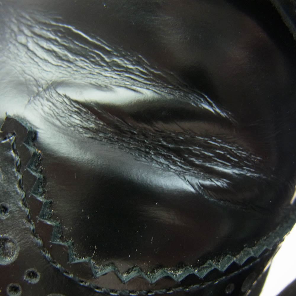 tricot COMME des GARCONS トリココムデギャルソン ウィングチップ レースアップ シューズ ブラック系 23.5cm【中古】