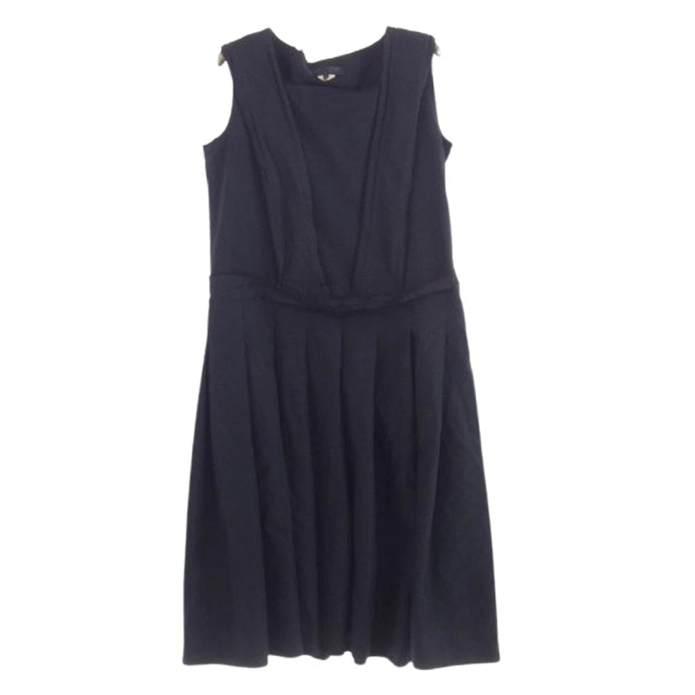 COMME des GARCONS コムデギャルソン 19AW RD-A005 AD2019 コムコム カットオフ ノースリーブ ワンピース ダークネイビー系 L【中古】