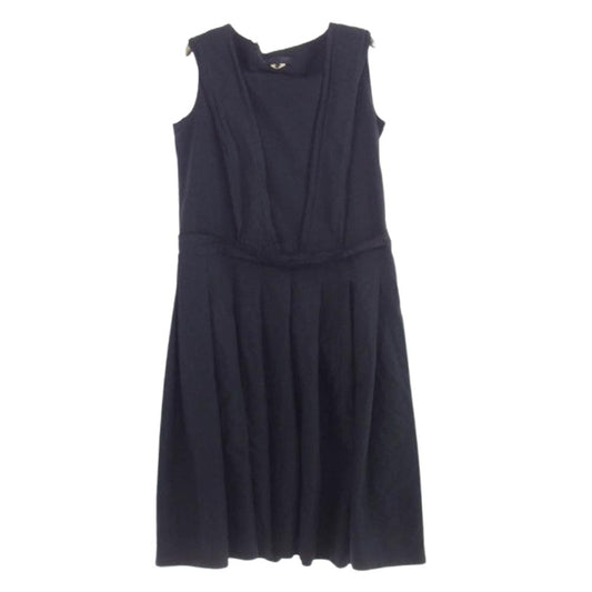 COMME des GARCONS コムデギャルソン 19AW RD-A005 AD2019 コムコム カットオフ ノースリーブ ワンピース ダークネイビー系 L【中古】