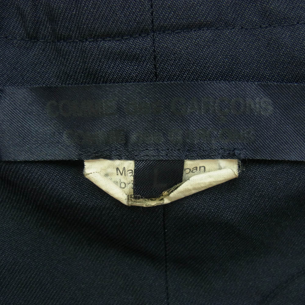 COMME des GARCONS コムデギャルソン 19AW RD-A005 AD2019 コムコム カットオフ ノースリーブ ワンピース ダークネイビー系 L【中古】