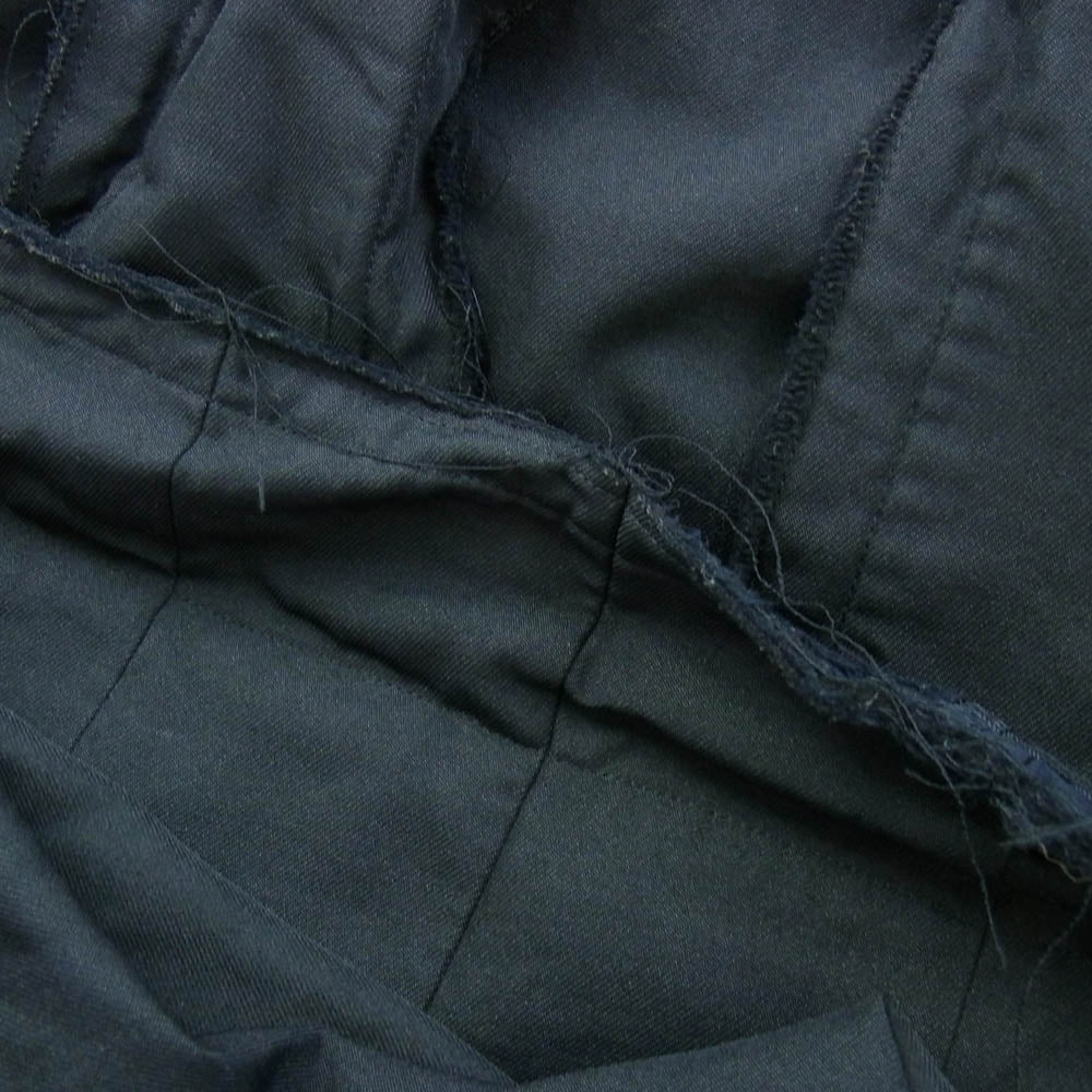 COMME des GARCONS コムデギャルソン 19AW RD-A005 AD2019 コムコム カットオフ ノースリーブ ワンピース ダークネイビー系 L【中古】