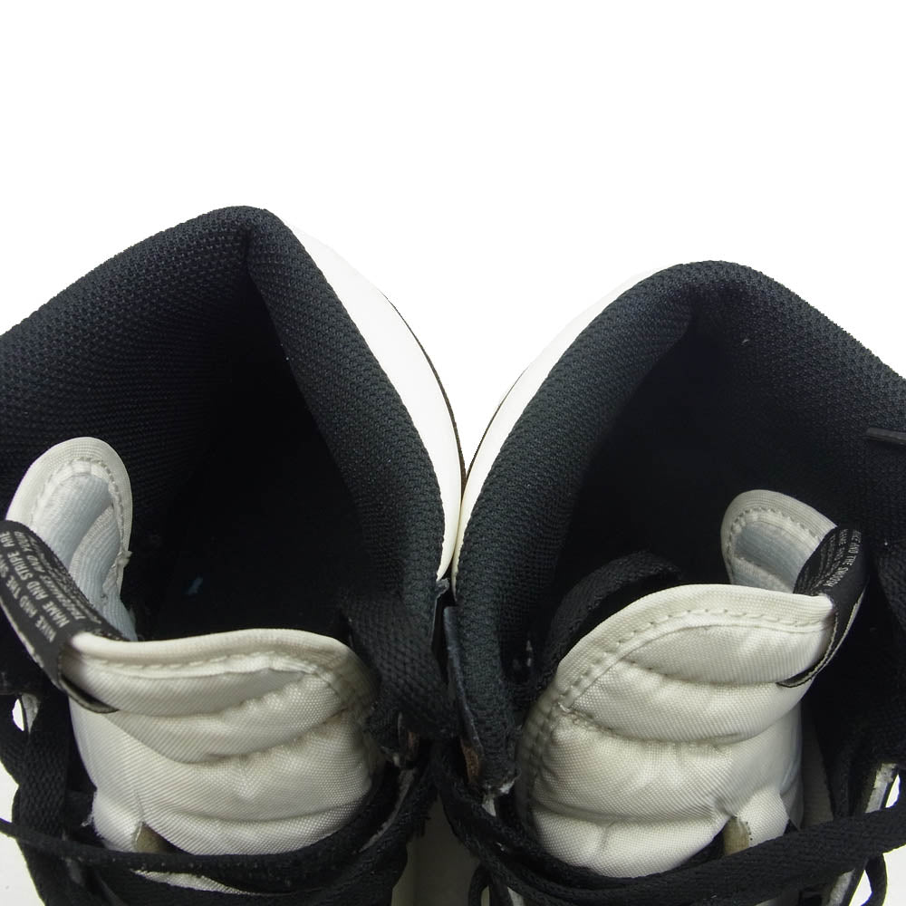 NIKE AIR JORDAN ナイキ ジョーダン 555088-105 フェイクバスターズ鑑定済 Air Jordan 1 High OG Sail Dark Mocha Black AJ1 エアジョーダン ハイ ダークモカ スニーカー 26.5cm【中古】