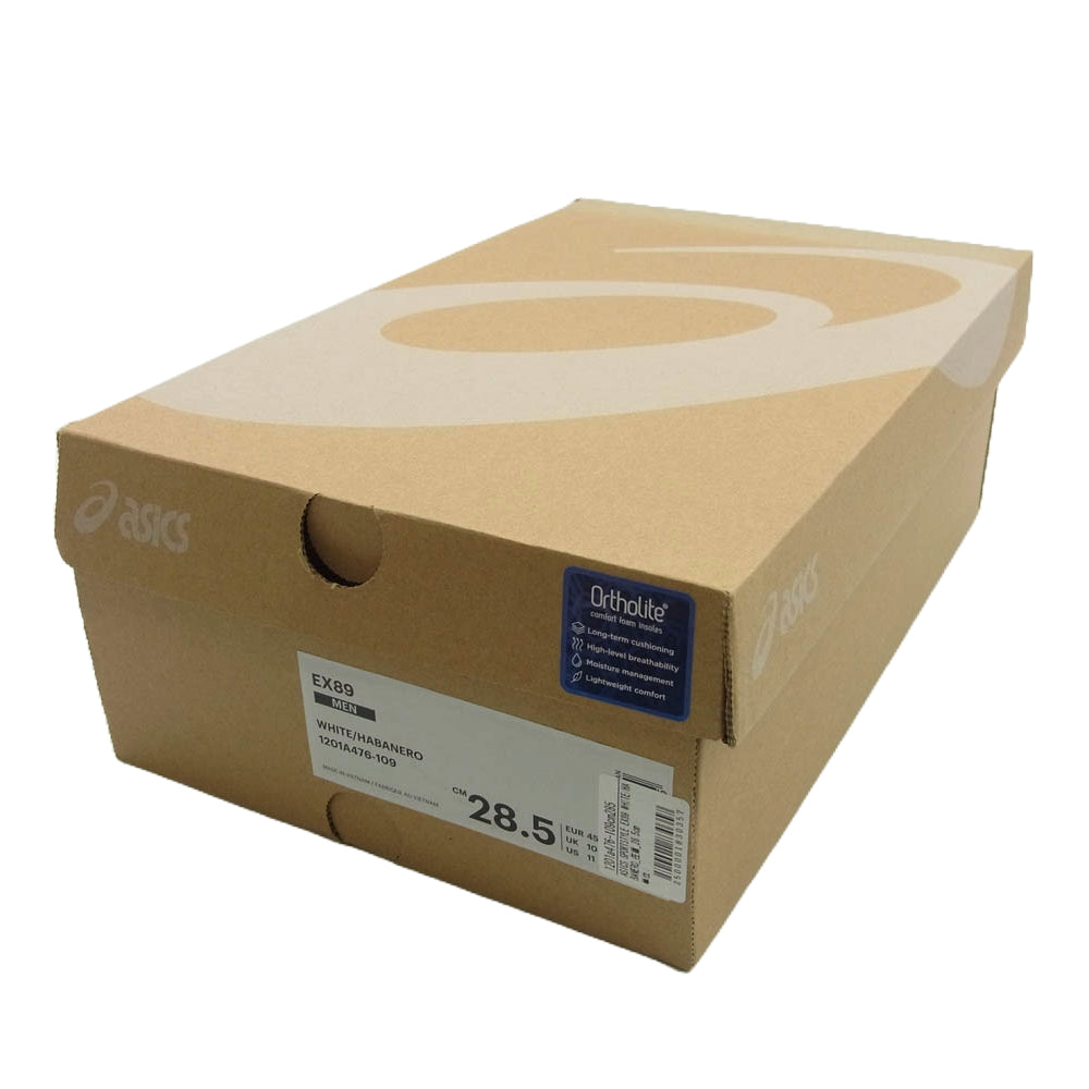 asics アシックス 1201A476-109 EX89 White Habanero ホワイト ハバネロ ローカット スニーカー 28.5cm【中古】