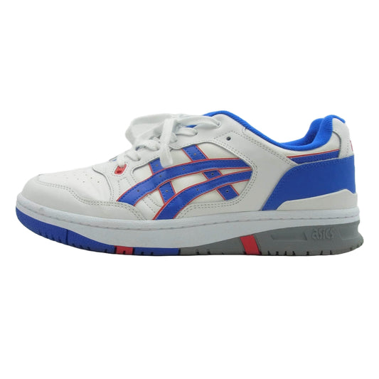 asics アシックス 1201A476-101 EX89 Knicks  ニックス ローカット スニーカー ホワイト系 ブルー系 28.5cm【中古】