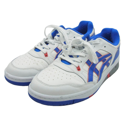 asics アシックス 1201A476-101 EX89 Knicks  ニックス ローカット スニーカー ホワイト系 ブルー系 28.5cm【中古】