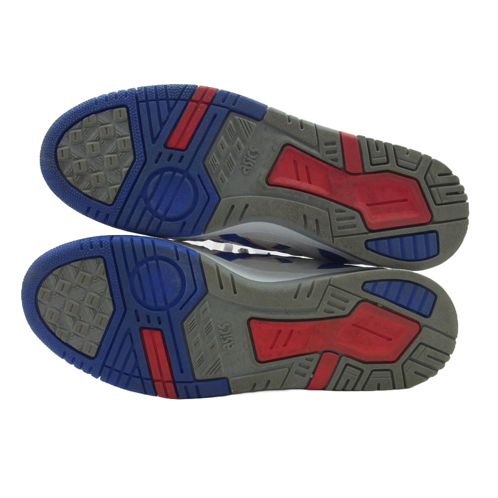 asics アシックス 1201A476-101 EX89 Knicks  ニックス ローカット スニーカー ホワイト系 ブルー系 28.5cm【中古】