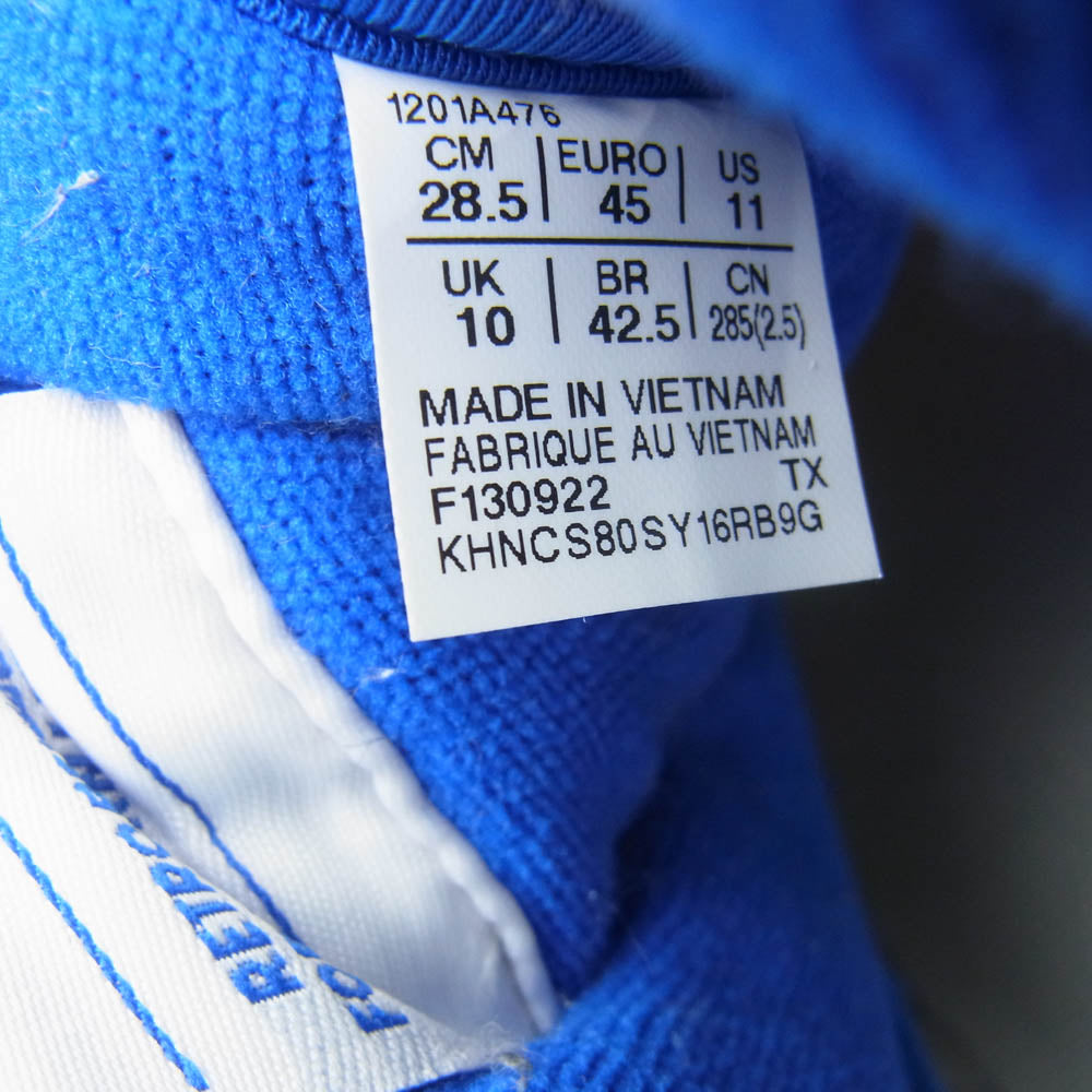 asics アシックス 1201A476-101 EX89 Knicks  ニックス ローカット スニーカー ホワイト系 ブルー系 28.5cm【中古】