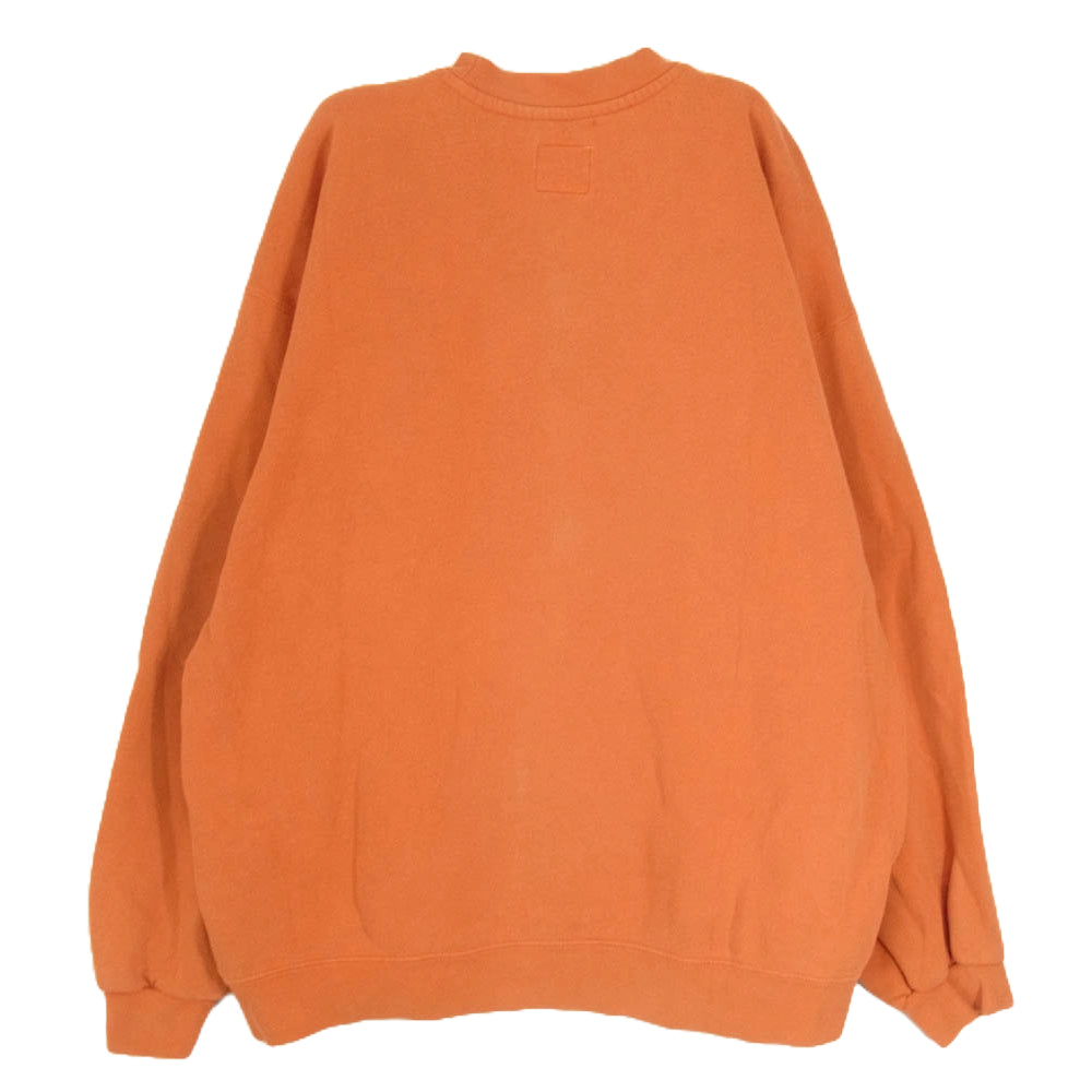 NIKE ナイキ 90s 00s スウッシュロゴ スウェット トレーナー オレンジ系 XL【中古】