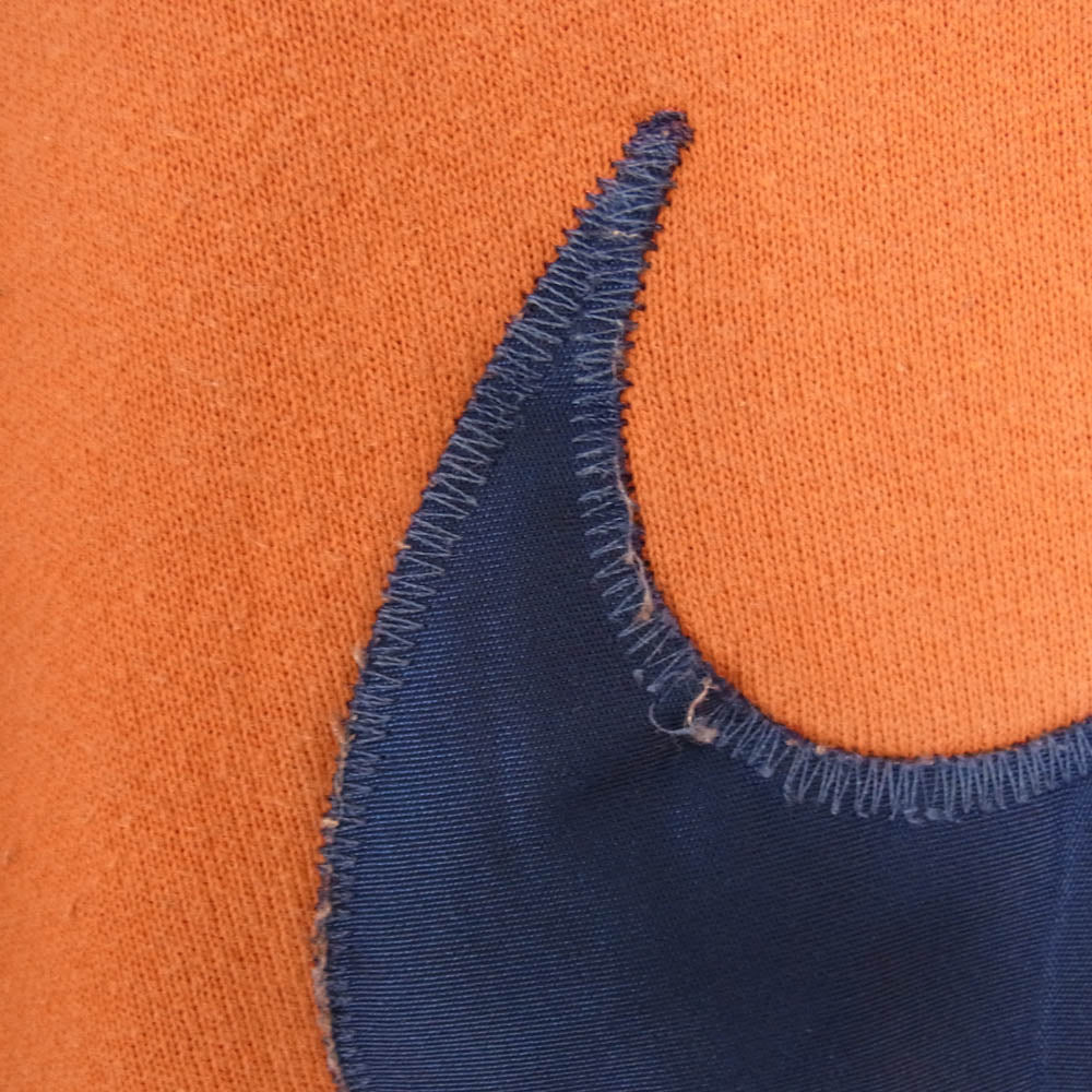 NIKE ナイキ 90s 00s スウッシュロゴ スウェット トレーナー オレンジ系 XL【中古】