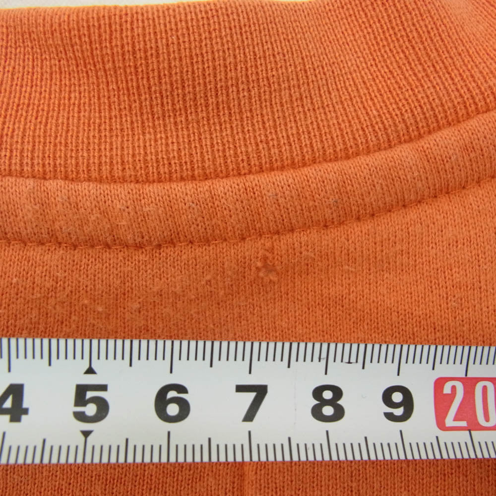 NIKE ナイキ 90s 00s スウッシュロゴ スウェット トレーナー オレンジ系 XL【中古】