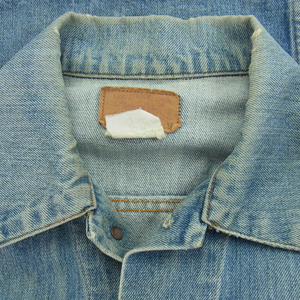 Levi's リーバイス 70505-0211 Small e 80s ボタン裏無し ヴィンテージ デニム ジャケッ インディゴブルー系 40【中古】