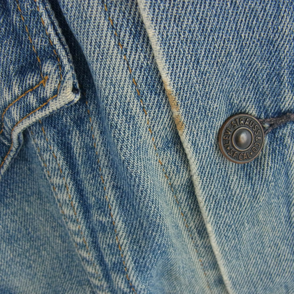 Levi's リーバイス 70505-0211 Small e 80s ボタン裏無し ヴィンテージ デニム ジャケッ インディゴブルー系 40【中古】