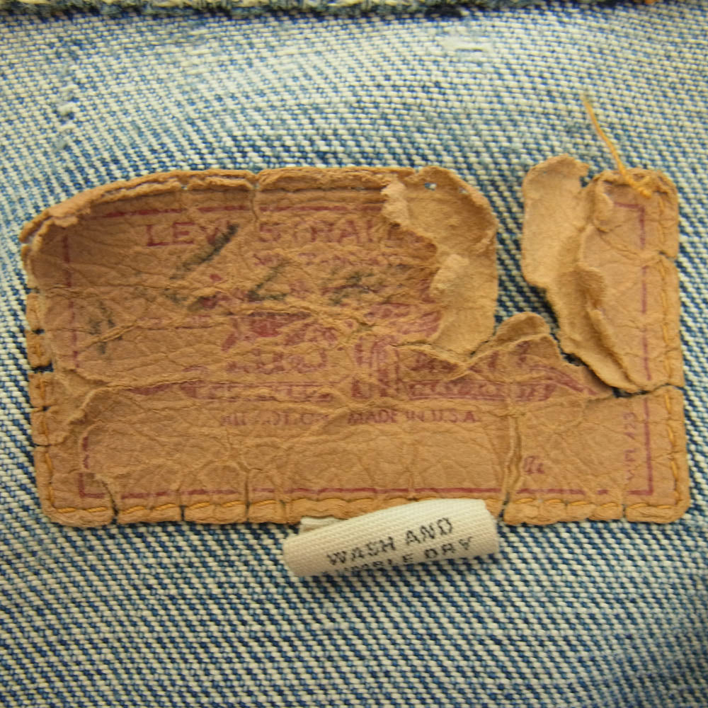 Levi's リーバイス 70505 BIG E 60S ボタン裏ツメ ヴィンテージ デニム ジャケット インディゴブルー系【中古】