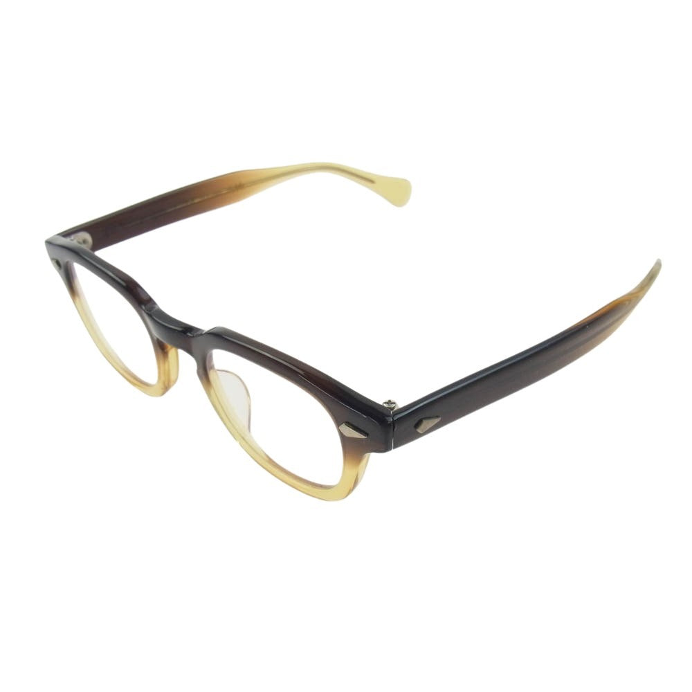 タートオプティカル ARNEL アーネル ブラウン イエロー フェード 眼鏡 メガネ クリアブラウン【中古】