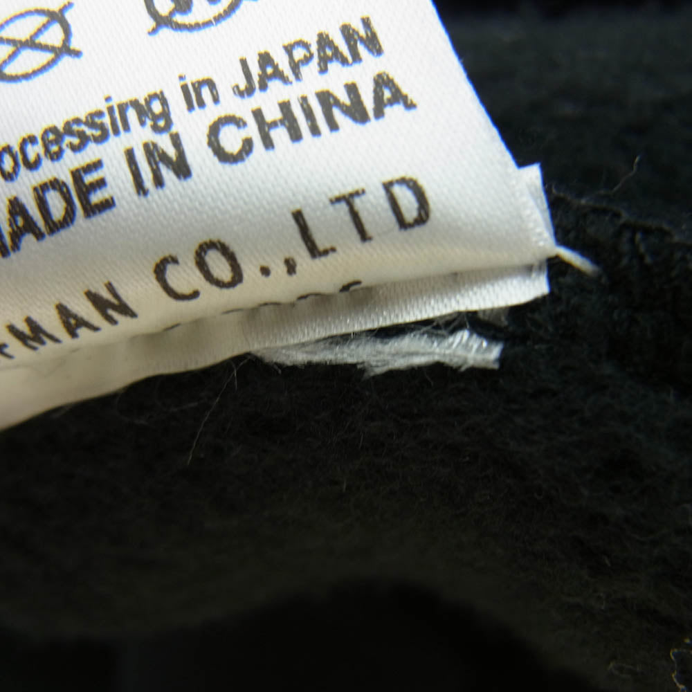 WOLFMAN B.R.S ウルフマンブラザーズ セイクリッド ウルフルーズ フィット スウェット ブルゾン ブラック系 M【中古】