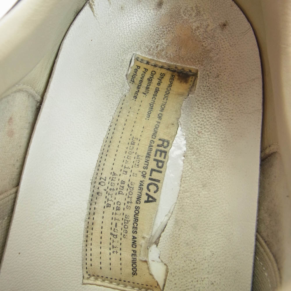 MAISON MARGIELA メゾンマルジェラ S57WS0236 REPLICA レプリカ 22ライン ジャーマントレーナー スニーカー ブラック系 カーキ系 41【中古】