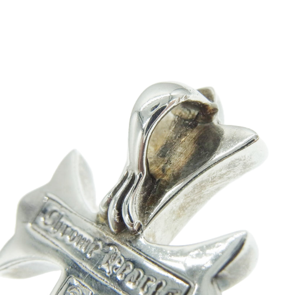 CHROME HEARTS クロムハーツ（原本無） CH CRS SML スモール CHクロス ペンダント トップ シルバー系【中古】