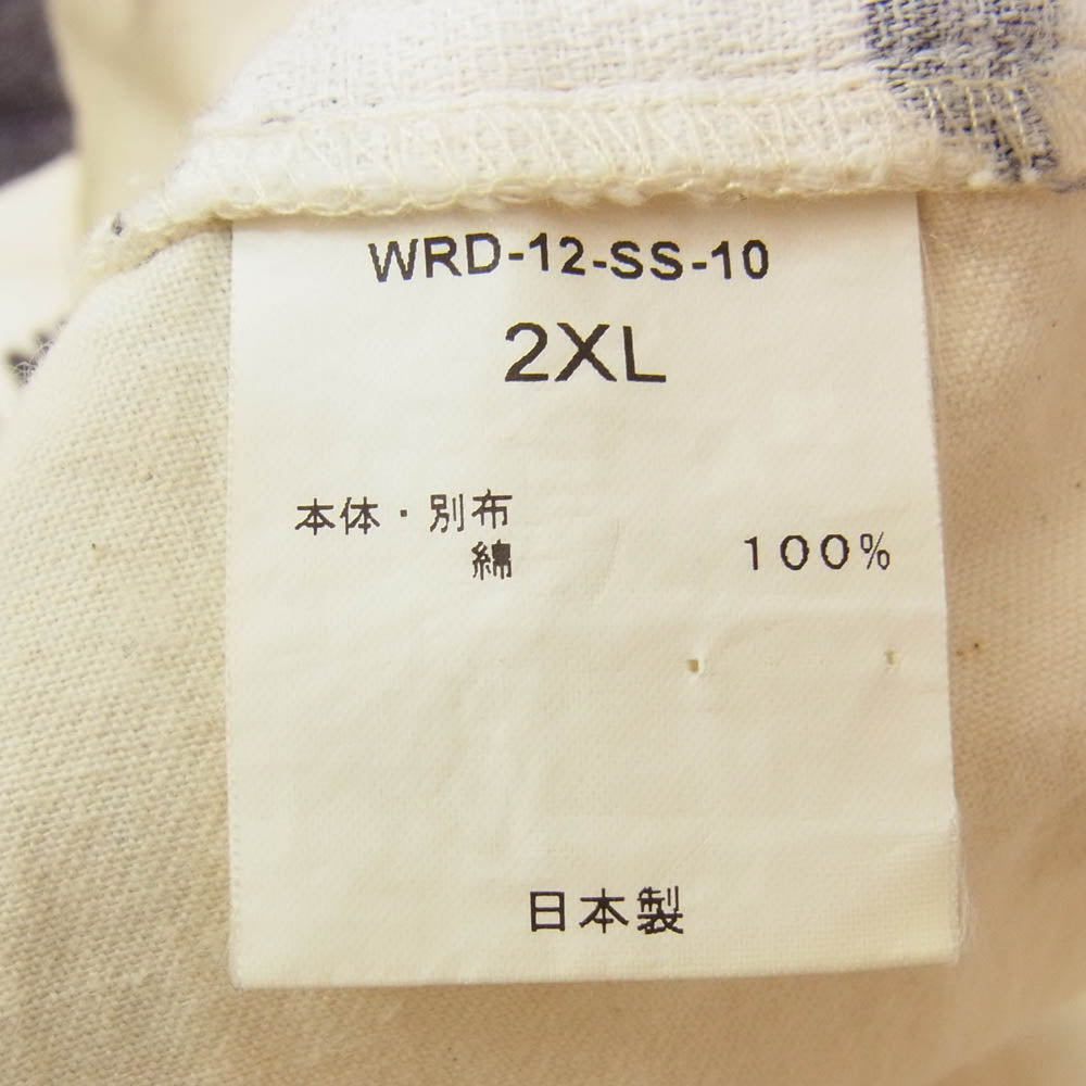 WEIRDO ウィアード WRD-12-SS-10 ATOMIC アトミック 総柄 ショートパンツ ハーフパンツ ホワイト系 2XL【中古】
