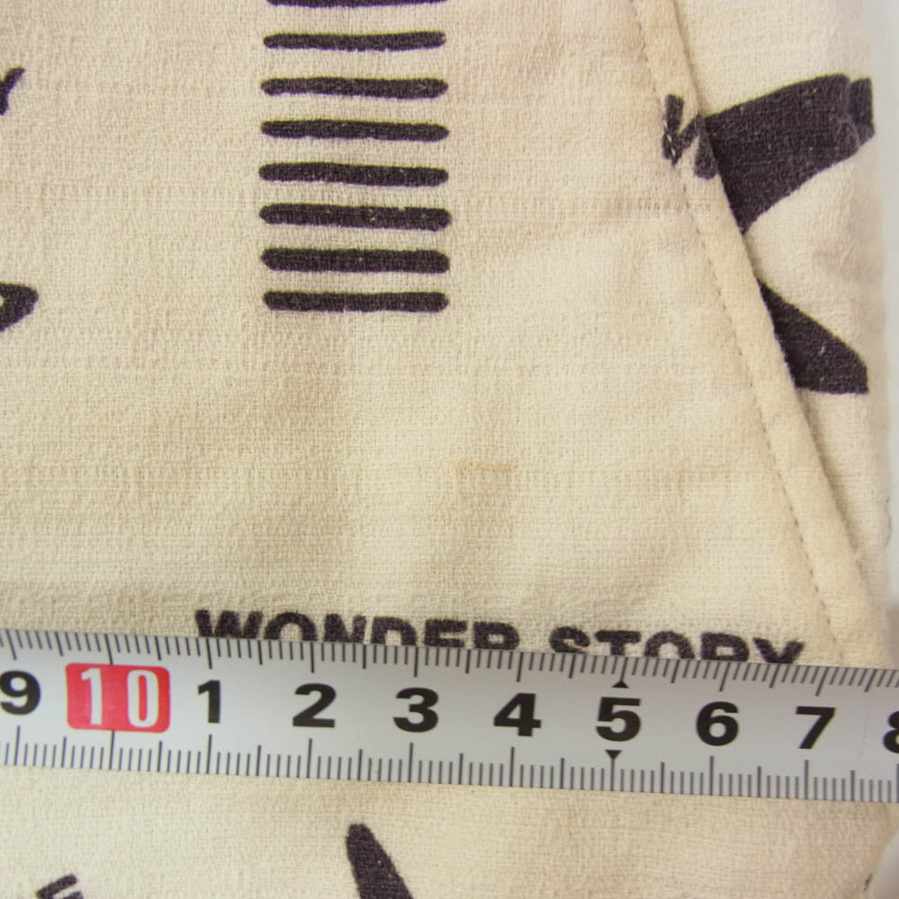 WEIRDO ウィアード WRD-12-SS-10 ATOMIC アトミック 総柄 ショートパンツ ハーフパンツ ホワイト系 2XL【中古】
