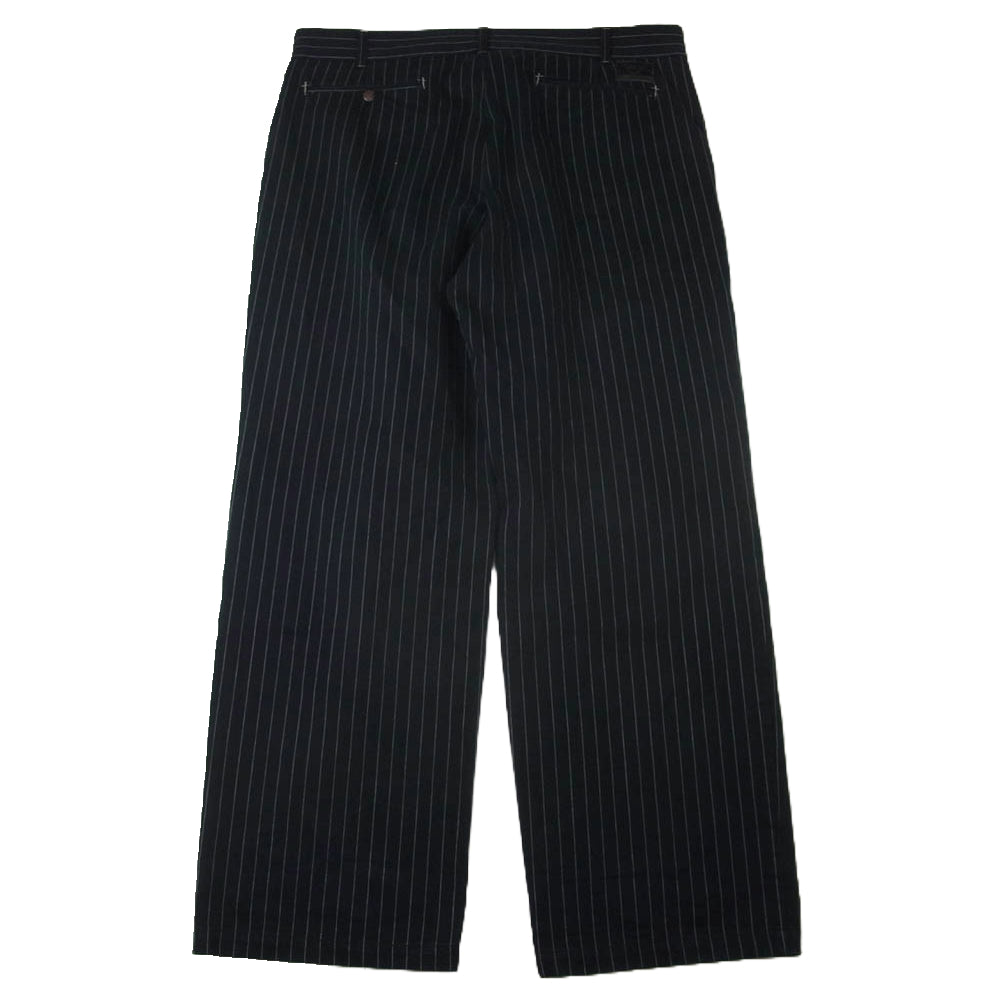 ブルオリジナル BSMG-14-SS-10 ストライプ ワーク パンツ ネイビー系 2XL【中古】