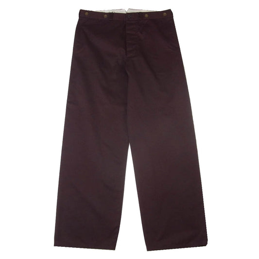 GANGSTERVILLE ギャングスタービル GSV-14-SS-11 ボタンフライ ワークパンツ エンジ系 XL【中古】