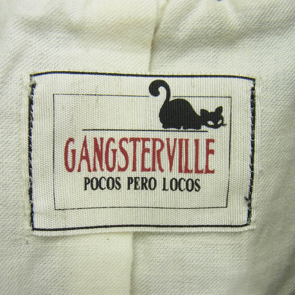 GANGSTERVILLE ギャングスタービル GSV-14-AW-20 ごま塩 コットン  ワーク ジャケット ダークグレー系 XL【中古】