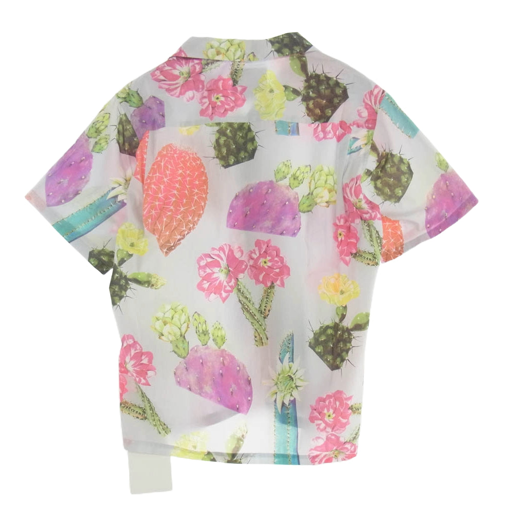 WTAPS ダブルタップス 24SS 241TQDT-SHM08 TXT 02 / SS / COTTON. BROADCLOTH コットン ブロード テキスタイル マルチカラー オープンカラー シャツ マルチカラー系 うすいブルーのようなグレー 01【新古品】【未使用】【中古】