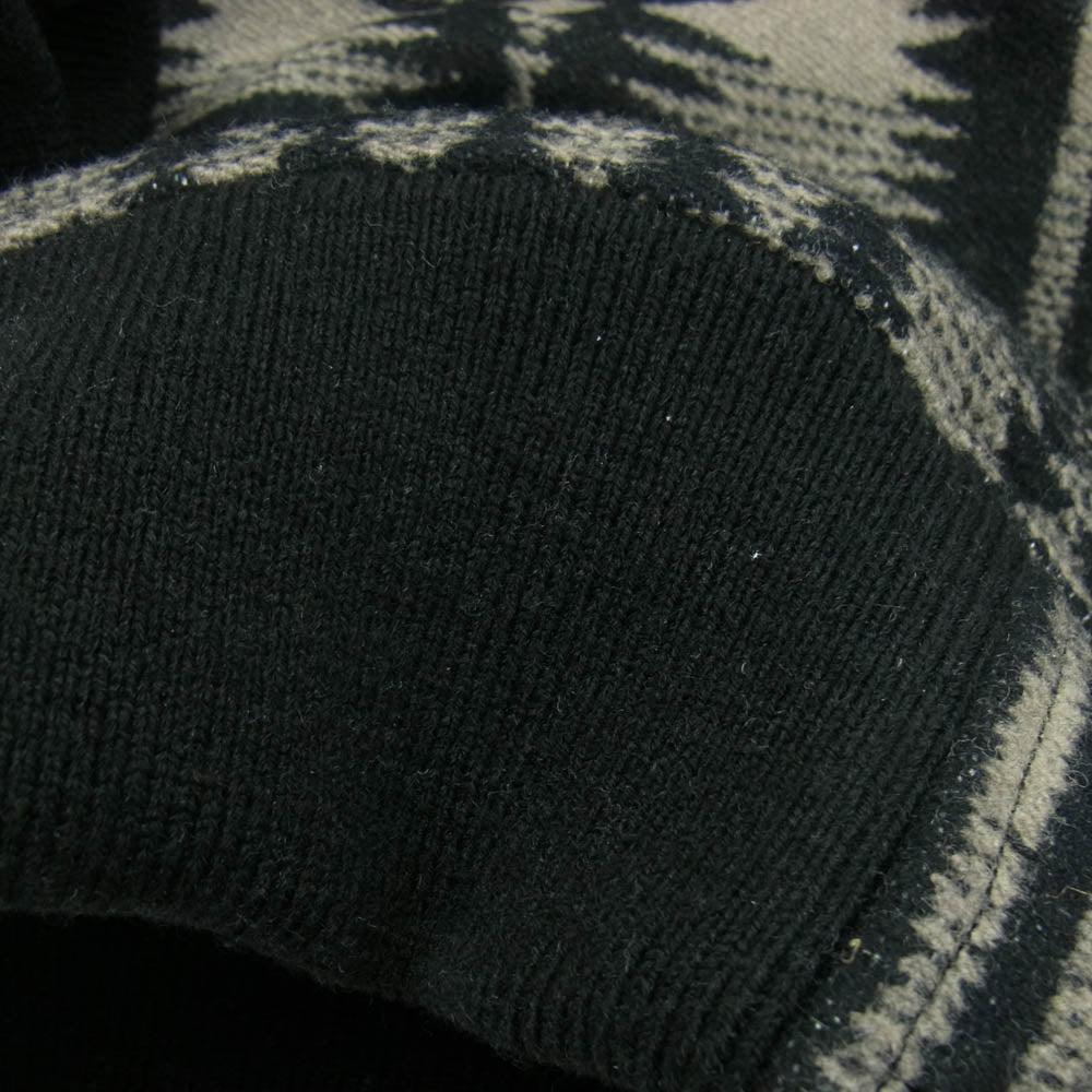 Hender Scheme エンダースキーマ × PENDLETON ペンドルトン STADIUM JUMPER スタジアム ジャンパー レザー スタジャン ブラック系 S【中古】