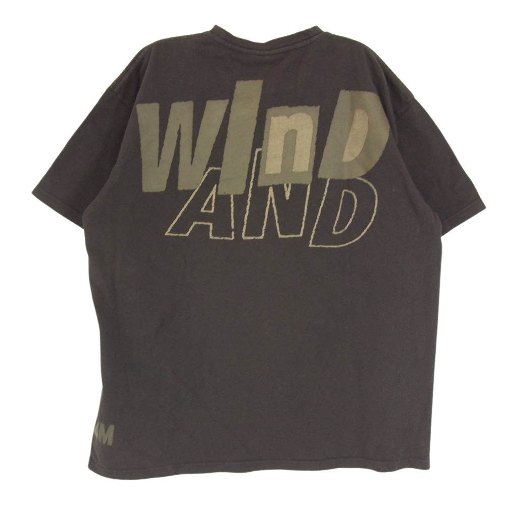 WIND AND SEA ウィンダンシー WDS-C-VOL-24-Q4-CS-03 × VOLCOM S/S Tee SEA STONE ボルコム シー ストーン ロゴ プリント 半袖 Tシャツ ブラック系 M【新古品】【未使用】【中古】