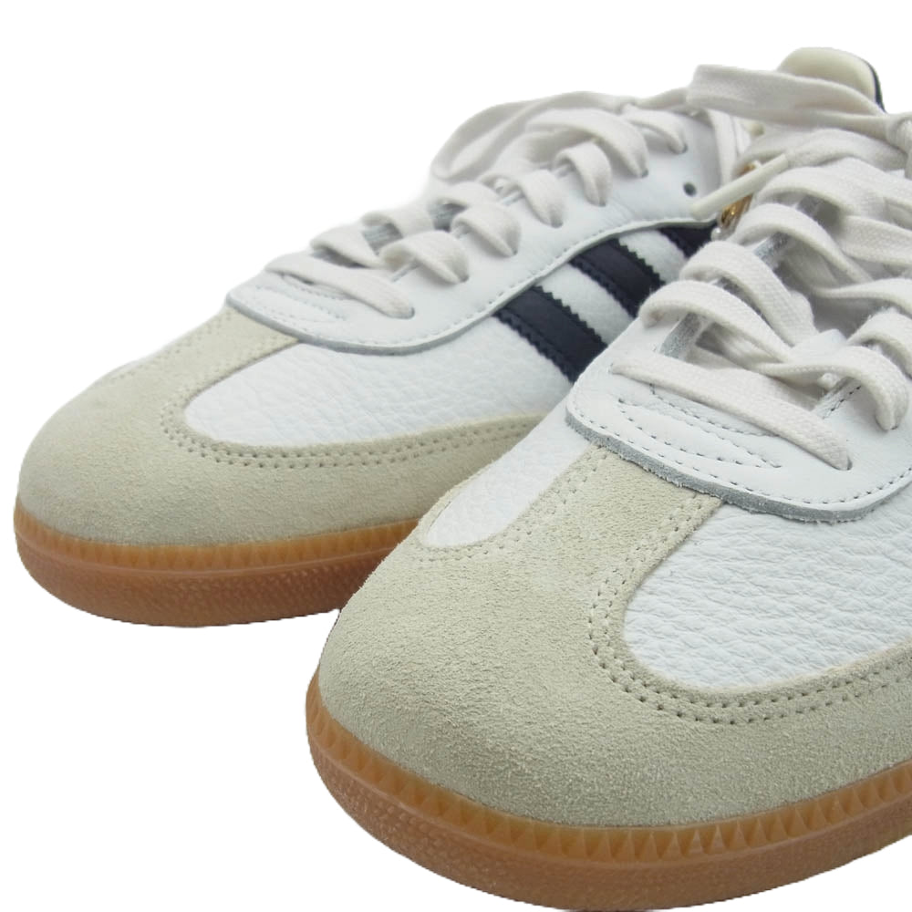 adidas アディダス HP3354 × Sporty & Rich スポーティアンドリッチ Samba OG Footwear White サンバ スニーカー ホワイト系 ブラック系 27.5cm【新古品】【未使用】【中古】