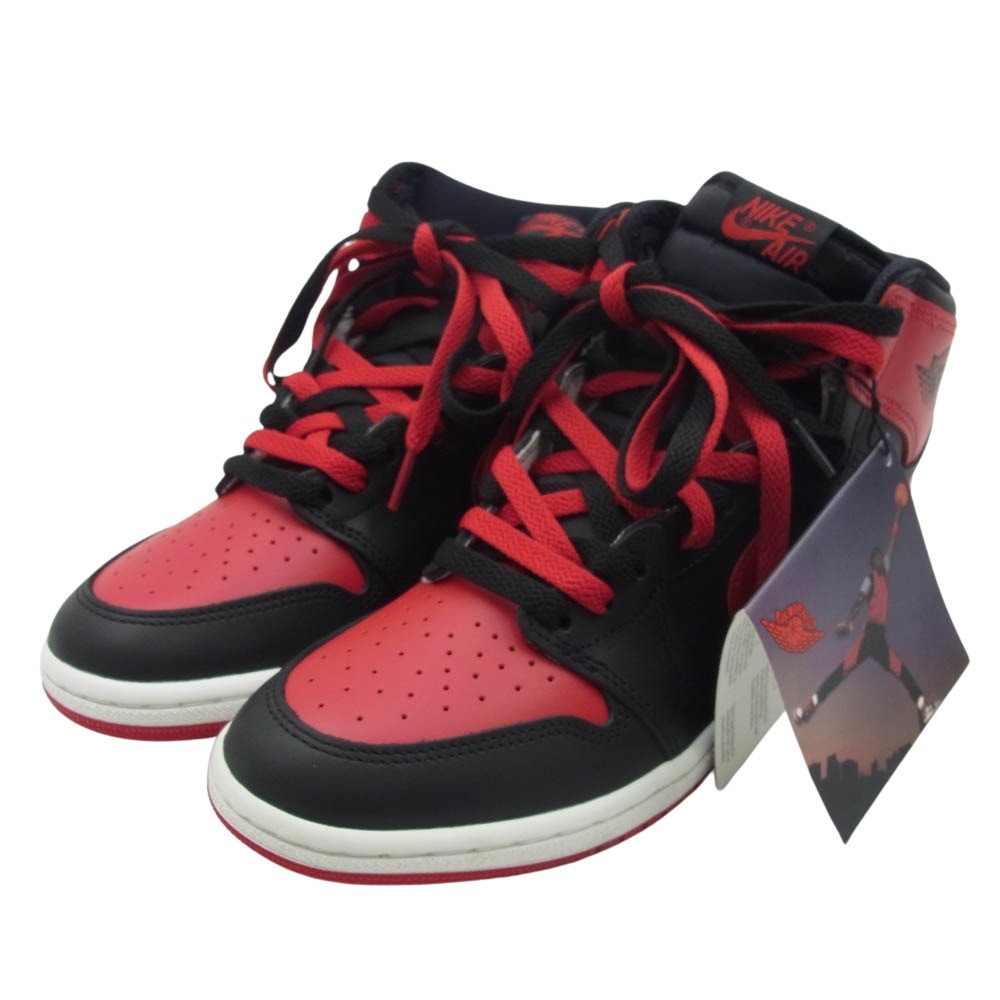 NIKE AIR JORDAN ナイキ ジョーダン HV6674-067 フェイクバスターズ鑑定済 Air Jordan 1 High 85 Bred AJ1 エアジョーダン ハイ ブレッド スニーカー ブラック系 レッド系 27cm【新古品】【未使用】【中古】