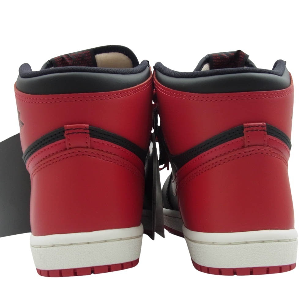 NIKE AIR JORDAN ナイキ ジョーダン HV6674-067 フェイクバスターズ鑑定済 Air Jordan 1 High 85 Bred AJ1 エアジョーダン ハイ ブレッド スニーカー ブラック系 レッド系 27cm【新古品】【未使用】【中古】