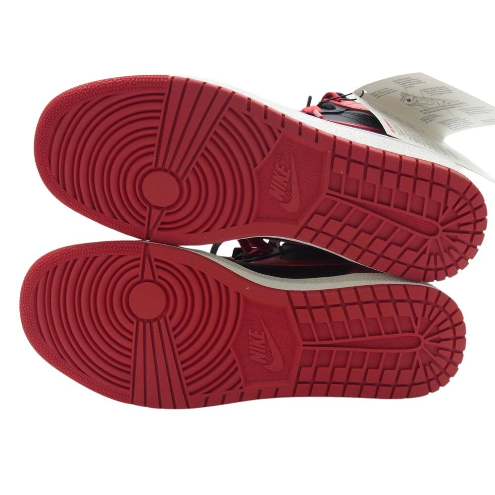 NIKE AIR JORDAN ナイキ ジョーダン HV6674-067 フェイクバスターズ鑑定済 Air Jordan 1 High 85 Bred AJ1 エアジョーダン ハイ ブレッド スニーカー ブラック系 レッド系 27cm【新古品】【未使用】【中古】