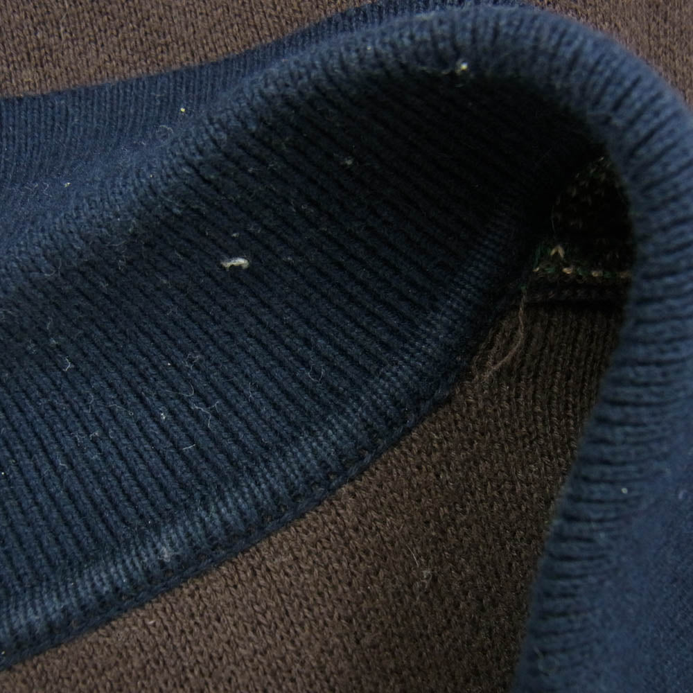 HUF ハフ KN00406 DIMENSIONS ZIP SWEATER ジップ ニット セーター ブラウン系 マルチカラー系 XL【中古】