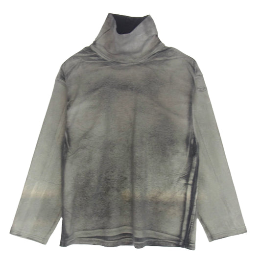 DIESEL ディーゼル D-NLABELCOL-S TRACK トラック デニム ハイネック プルオーバー グレー系 XS【中古】