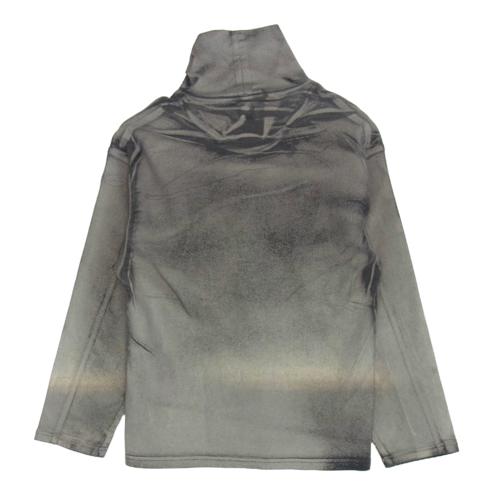 DIESEL ディーゼル D-NLABELCOL-S TRACK トラック デニム ハイネック プルオーバー グレー系 XS【中古】