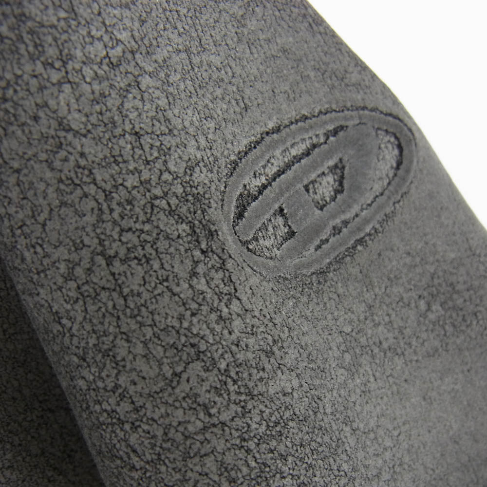 DIESEL ディーゼル D-NLABELCOL-S TRACK トラック デニム ハイネック プルオーバー グレー系 XS【中古】
