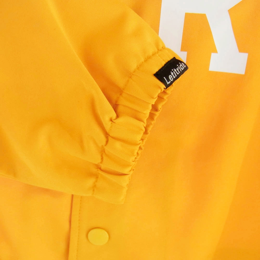 Champion チャンピオン Let it Ride 別注 コーチ ジャケット オレンジ