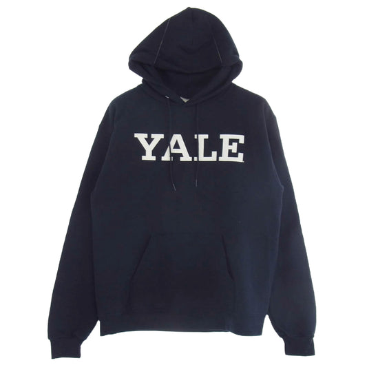 Champion チャンピオン AUTHENTIC ATHLETICWEAR YALE プルオーバー パーカー ネイビー系 M【中古】